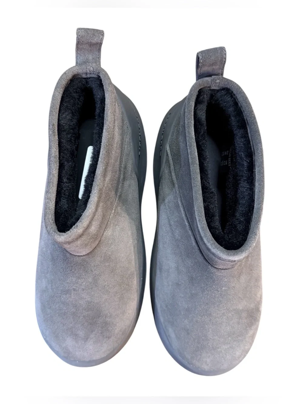 Moon Boot Luna Low Suede Boots Anthracite Grey Women’s Size 8.5